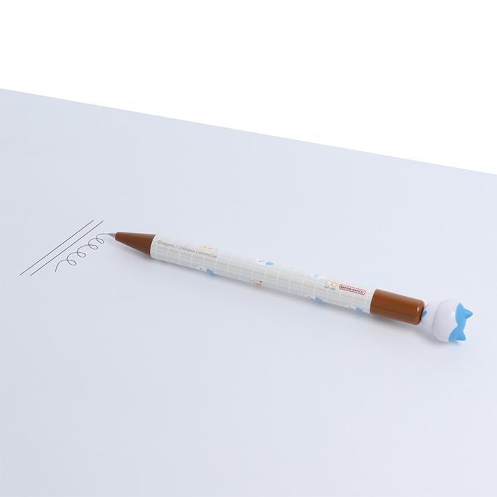 サンスター文具 ちいかわ マスコットペン2 ボールペン 0.7mm ハチワレ