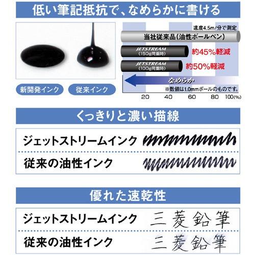 ジェットストリーム 3色ボールペン 0.38mm  スリム コンパクト 多機能ペン SXE3-JSS-38 三菱鉛筆｜sankodo-store｜06