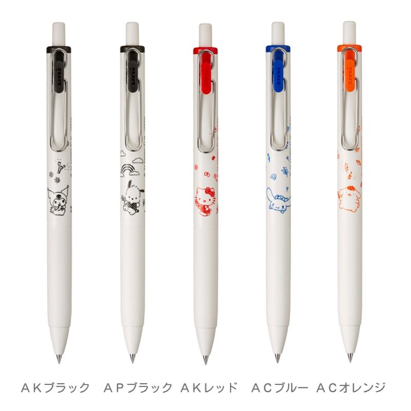 新品　ユニボールワンP サンリオ　ボールペン　6点セット ユニボール ワン sanrio サンリオ ゲルインクボールペン