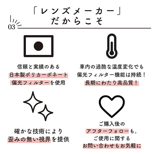 サンバイザー 車用 12個セット 偏光 カーバイザー  サンシェイド バイザー ポラスカイシールド L  Polasky Sealed L (130x355mm) 送料無料 日本製 高品質 | ブランド登録なし | 10