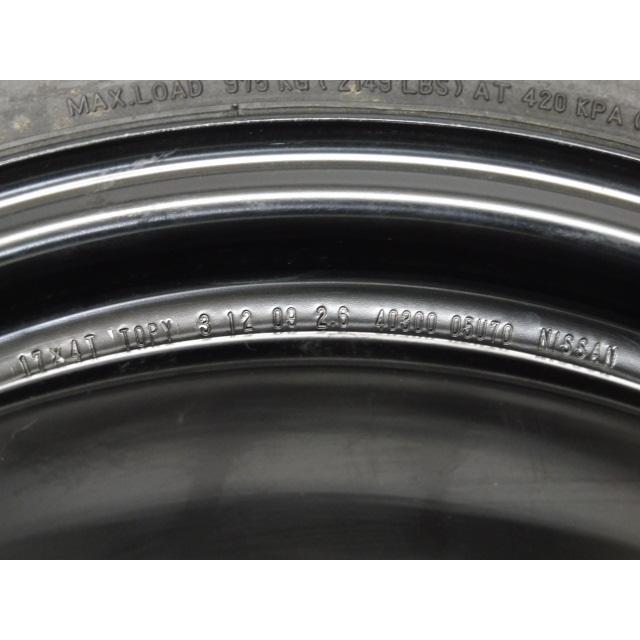 フーガ DBA-Y50 スペアタイヤ T145/80D17 370116 : サンコーパーツ 