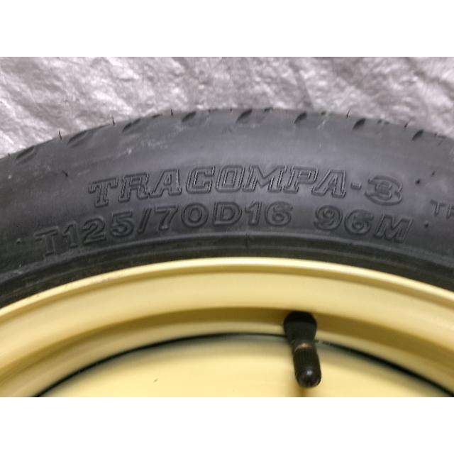 MR-S GH-ZZW30 スペアタイヤ T125/70D16 370229 : サンコーパーツヤフー店 - 通販 - Yahoo!ショッピング