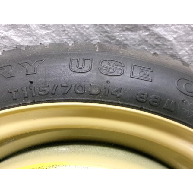 デミオ DBA-DE3FS スペアタイヤ T115/70D14 370438 : サンコーパーツ