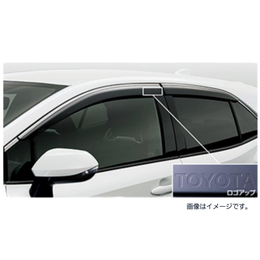 トヨタ カローラスポーツ 純正サイドバイザー 1台分 2022年10月 トヨタ カローラスポーツ 純正サイドバイザー 1台分 2022年10月