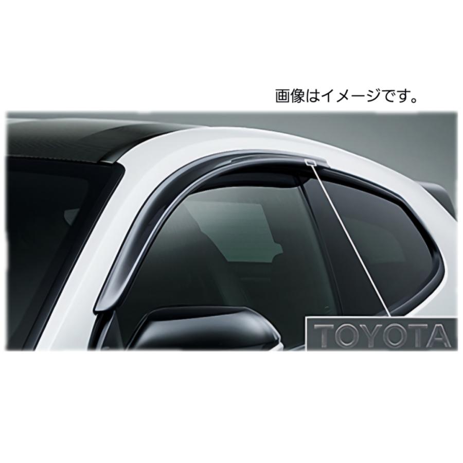 トヨタ GRヤリス 純正サイドバイザー 1台分 GXPA16、MXPA12 トヨタ GRヤリス 純正サイドバイザー 1台分 GXPA16、MXPA12