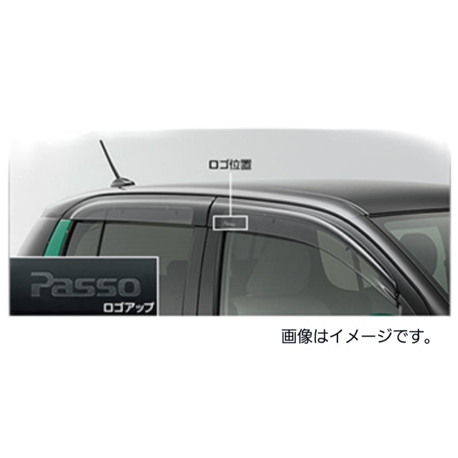 トヨタ パッソ 純正サイドバイザー 1台分 2021年4月〜 M700A、M710A