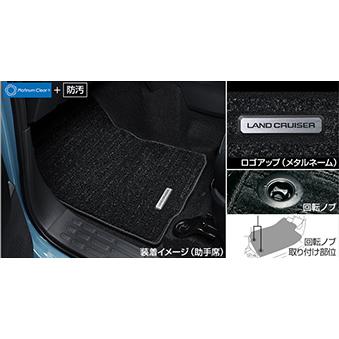 ランドクルーザー FJ 純正フロアマット 1台分 TRJ240W 08210-60C50-C0