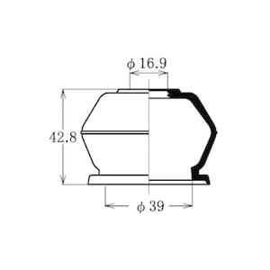大野ゴム DC-1636 ボールジョイントブーツ DC1636 ボールジョイント