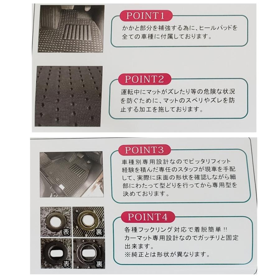 ホンダ ヴェゼル フロアマットセット 1台分 RU1、RU2、RU3、RU4 H25年