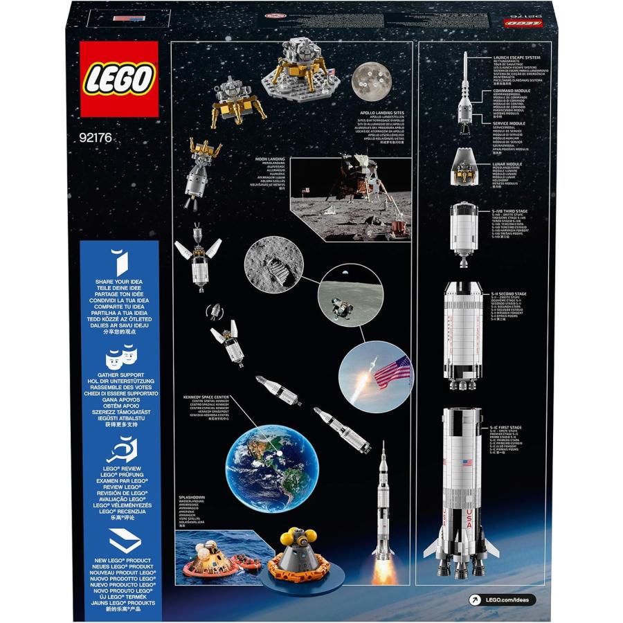 レゴ(LEGO) アイデア レゴ(R) NASA アポロ計画 サターンV 92176｜sankousyoukai2020｜08