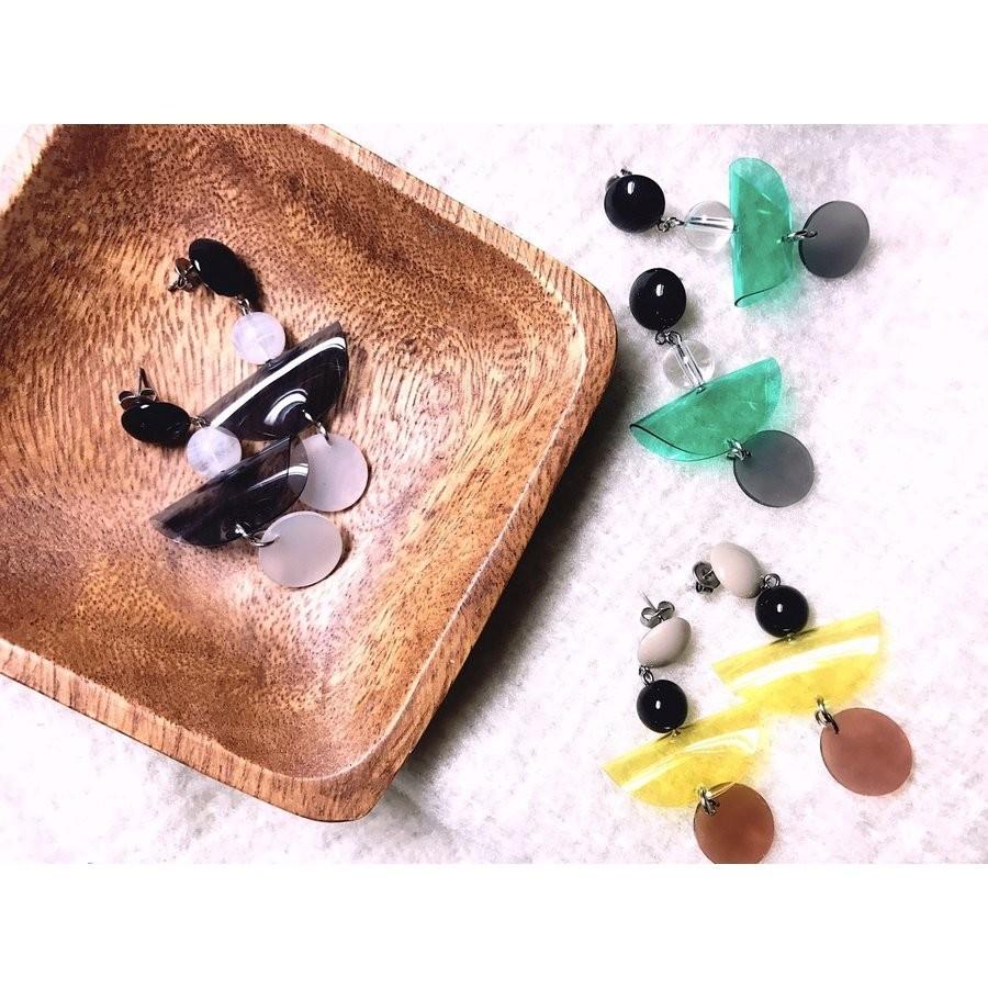 Pvcサークルピアス Pvcアクセサリー 可愛い オシャレ Circle P ビニール工房 通販 Yahoo ショッピング