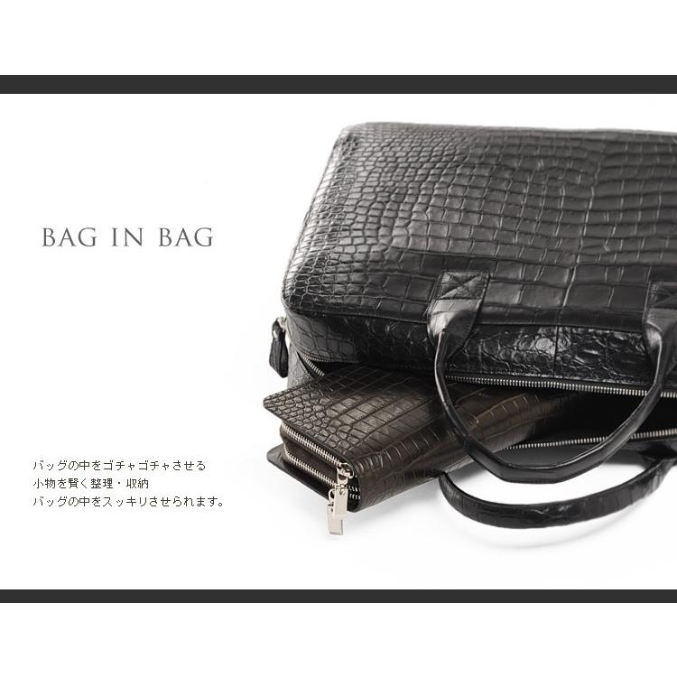クロコダイルバッグ crocodile クロコダイルセカンドバッグ ＆ 長財布