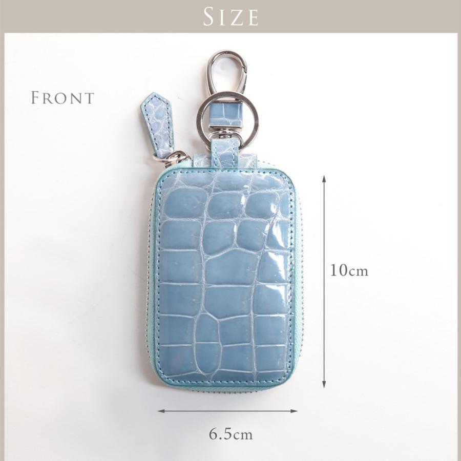 クロコダイル スマート キー ケース 家 車 鍵 シャイニング 加工 4FA