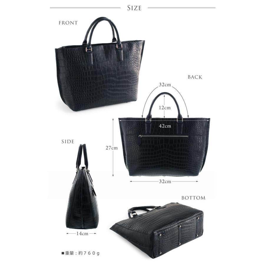 sankyo shokai スモール クロコダイル ポロサス トートバッグ sankyo shokai スモール クロコダイル ポロサス トートバッグ