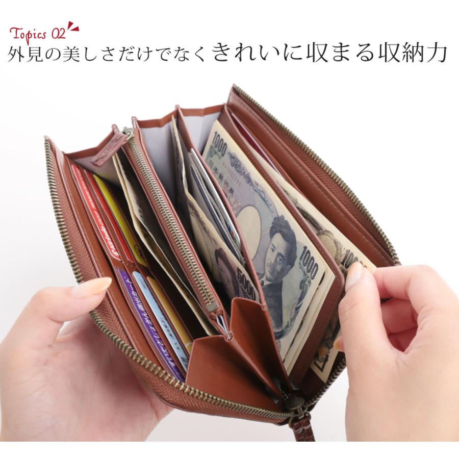 フランス クロコダイル L字ファスナー 長財布 メンズ 使いやすい 札