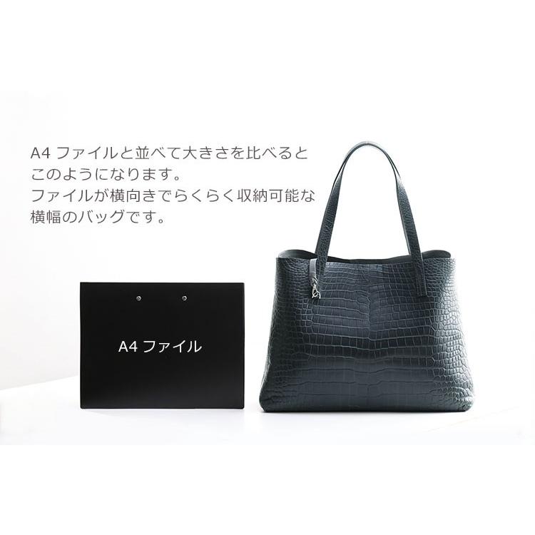 sankyo shokai（三京商会） スモール クロコダイル トートバッグ