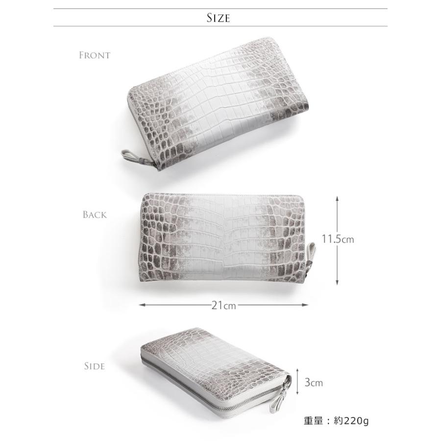 sankyo shokai（三京商会） ヒマラヤ クロコダイル メンズ 長財布 手帳