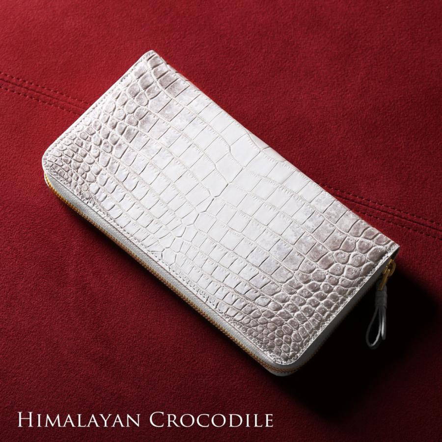 sankyo shokai（三京商会） ヒマラヤ クロコダイル メンズ 長財布 手帳