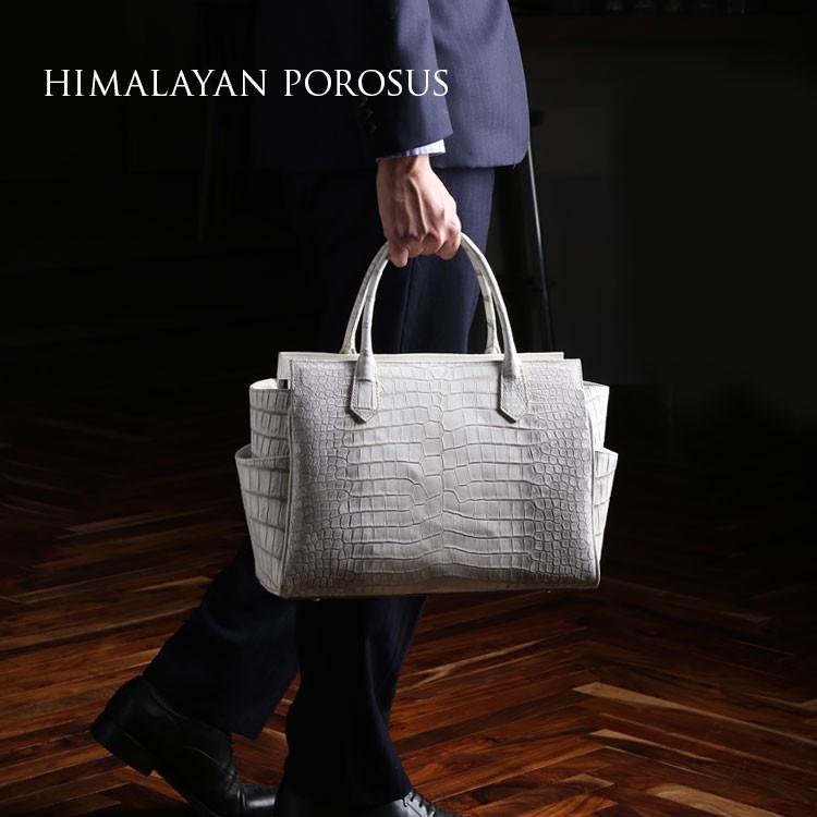 ヒマラヤ ポロサス 日本製 メンズ トートバッグ センター取り 天ファスナー 横型 JRA(No.06001488-mens-1) ヒマラヤ ポロサス 日本製 メンズ トートバッグ センター取り 天