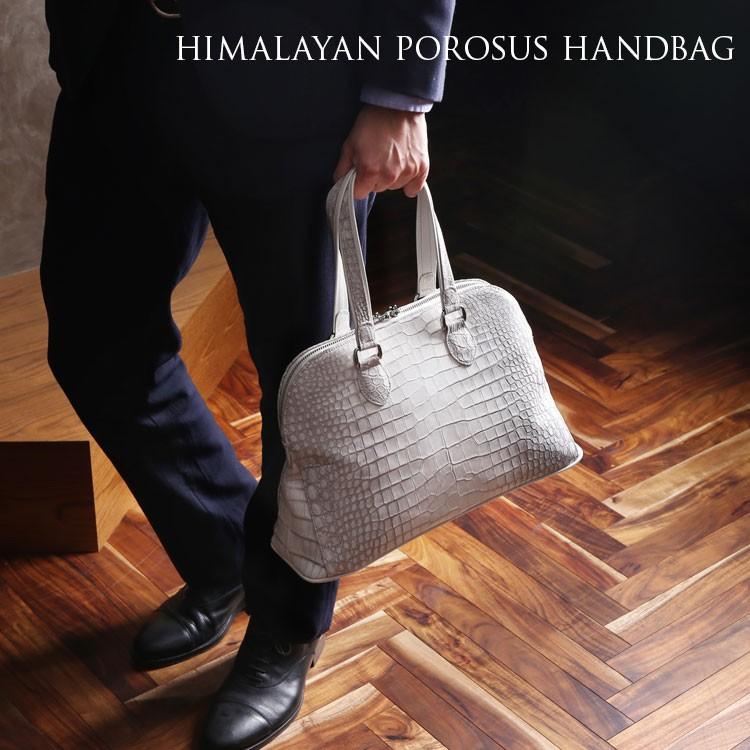 ヒマラヤ ポロサス 日本製 メンズ ハンドバッグ センター取り JRA 両開