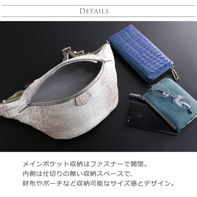ヒマラヤ クロコダイル ボディ バッグ 3WAY メンズ ハンド 手提げ
