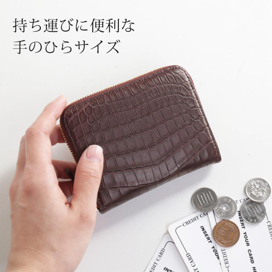 ミニ財布 メンズ クロコダイル 小さい財布 財布 本革 (06001533-mens-1r)｜sankyo1｜21