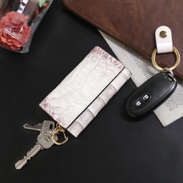 ヒマラヤ クロコダイル キーケース メンズ レザー 本革 プレゼント ギフト メンズ キーホルダー スマートキーケース  おしゃれ ワニ(No.06001584-mens-1) ヒマラヤ クロコダイル キーケース メンズ レザー 本革 プレゼント