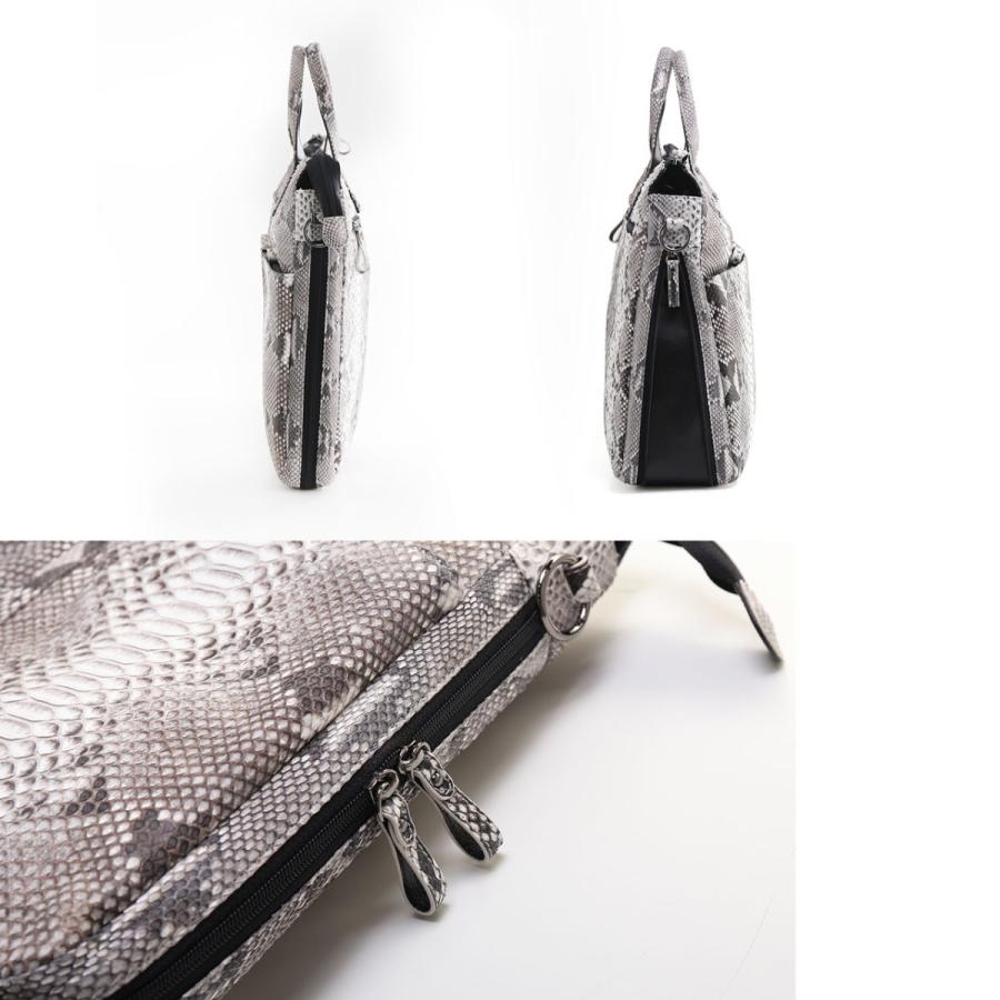 ダイヤモンド パイソン メンズ トートバッグ ブリーフケース 2WAY