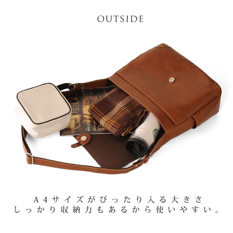 Jamale（ジャマレ） 日本製 ショルダーバッグ メンズ 牛革 小さめ 軽い