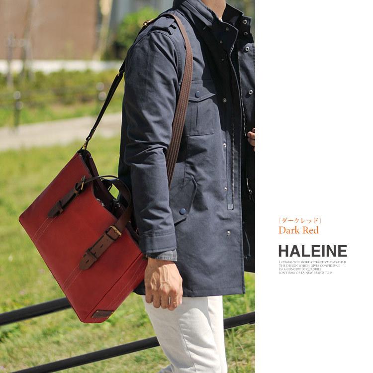 HALEINEアレンヌ 牛革 ビジネスバッグ 2way 日本製 ステッチ A4 HALEINE（アレンヌ） 牛革 ビジネスバッグ 2way 日本製 ステッチ