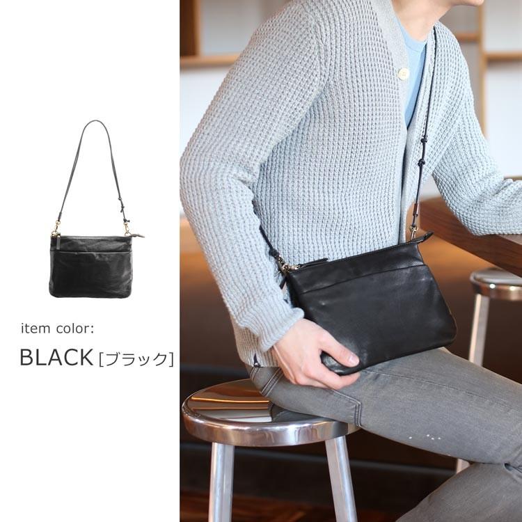 HALEINE（アレンヌ） ブランド 本革 サコッシュ メンズ 日本製 斜め