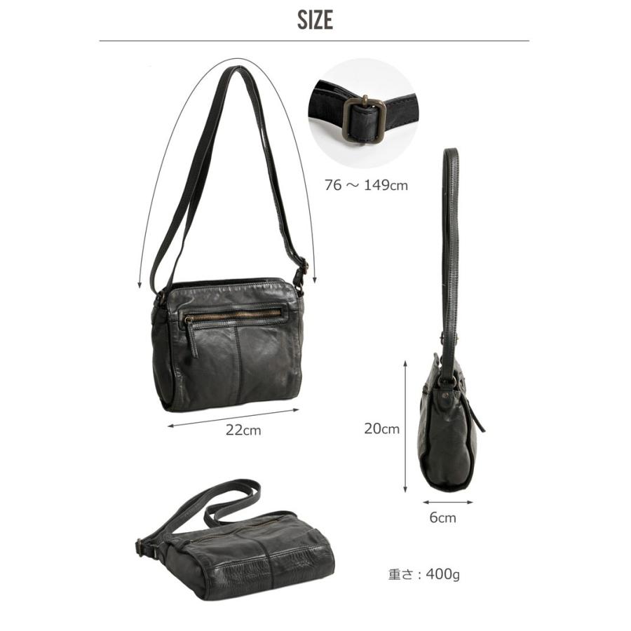 Mia Borsa（ミアボルサ） 牛革 ショルダーバッグ メンズ ブランド ミニ