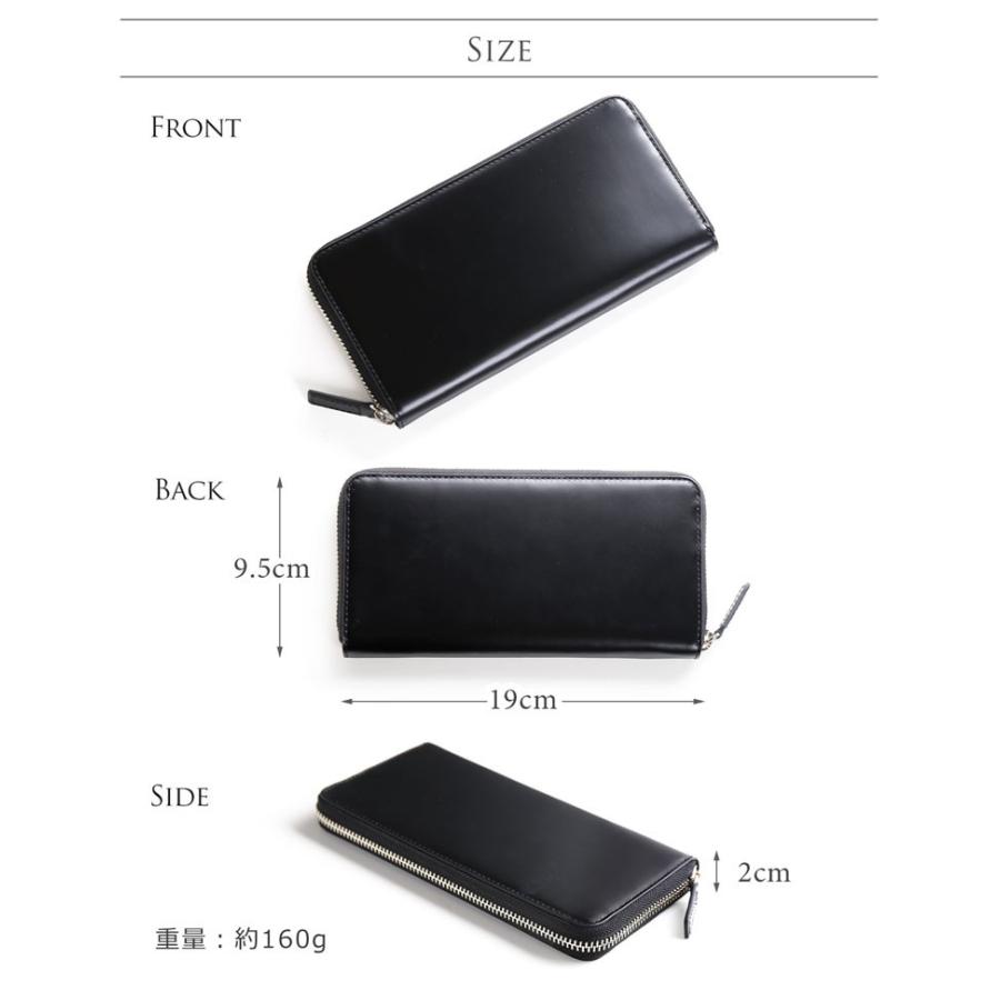 Mia Borsa（ミアボルサ） 本革 メンズ 長財布 ラウンドファスナー