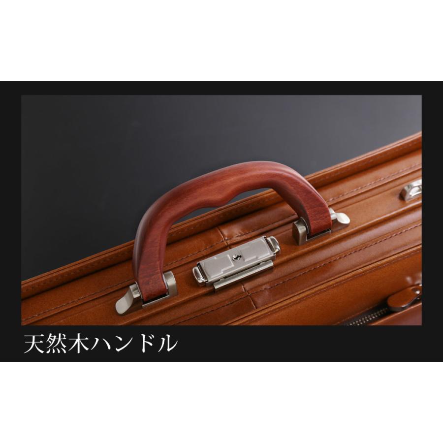 ダレスバッグ 本革 メンズ ビジネス 黒 日本製 サドル 牛革 大開き