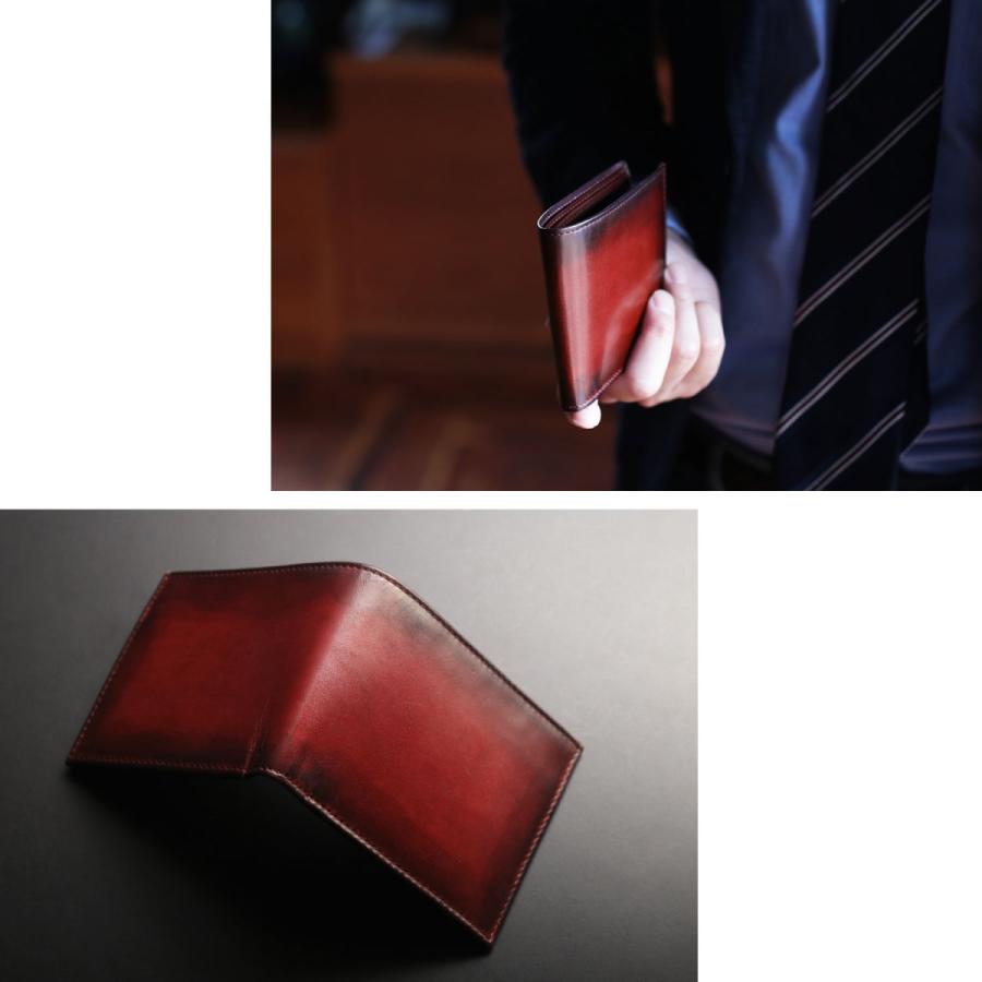 財布 メンズ 折り財布 本革 グラデーション レザー 牛革 二つ折り 財布 イタリア製 SILVANO BIAGINI【名入れ 可能】(07000464-mens-1r) SILVANO BIAGINI（シルヴァーノビアジーニ） 財布 メンズ 折り財布 本
