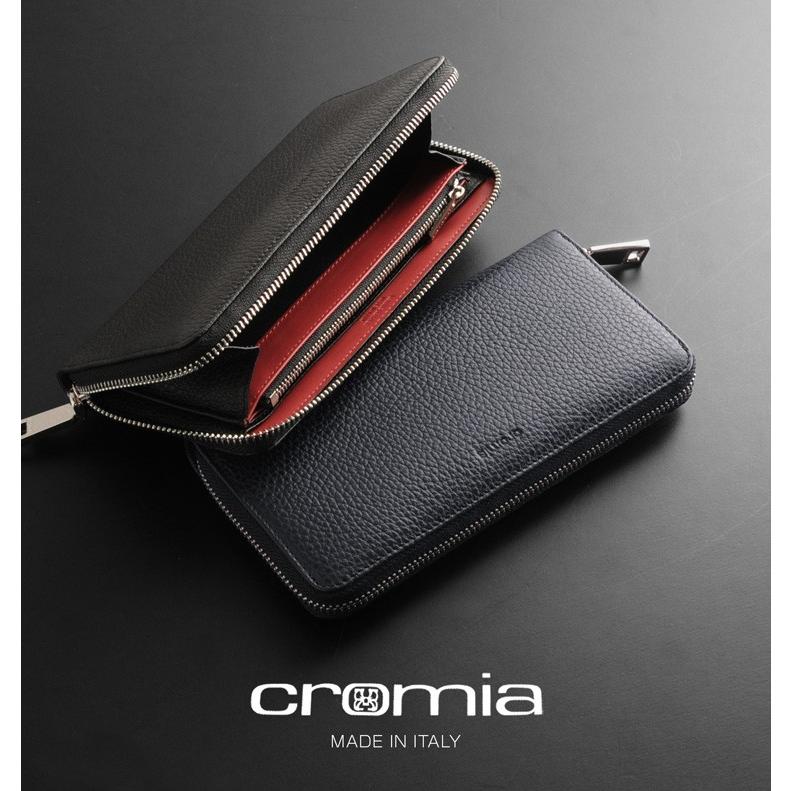 sankyo shokai（三京商会） [cromia] クロミア 牛革 長財布 ラウンド