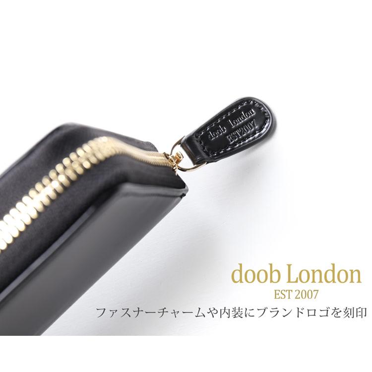 コードバン 長財布 ブランド メンズ doob London ラウンドファスナー グリーン/ライトブラウン/ダークブラウン/ブラック 本革 (No.09000140-mens-1)