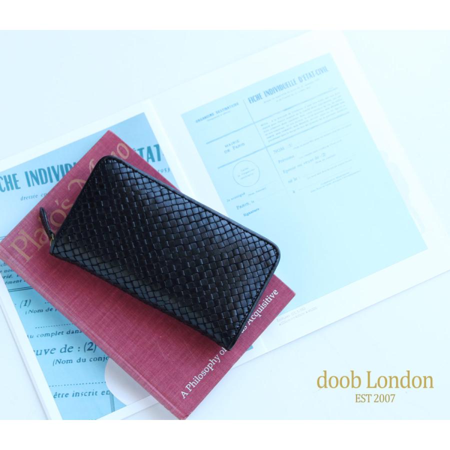 ヌメ革 イントレチャート 長財布 メンズ 本革 大容量 ラウンド