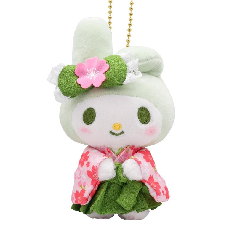 サンリオ Sanrio 抹茶着物 マイメロディ マスコット キーホルダー