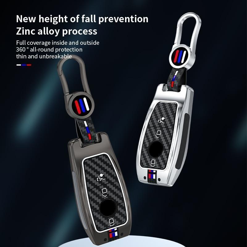 CNMVCJSAR Schlüsselhülle Für Mercedes A C E S G Klasse - Holzmaserung Design