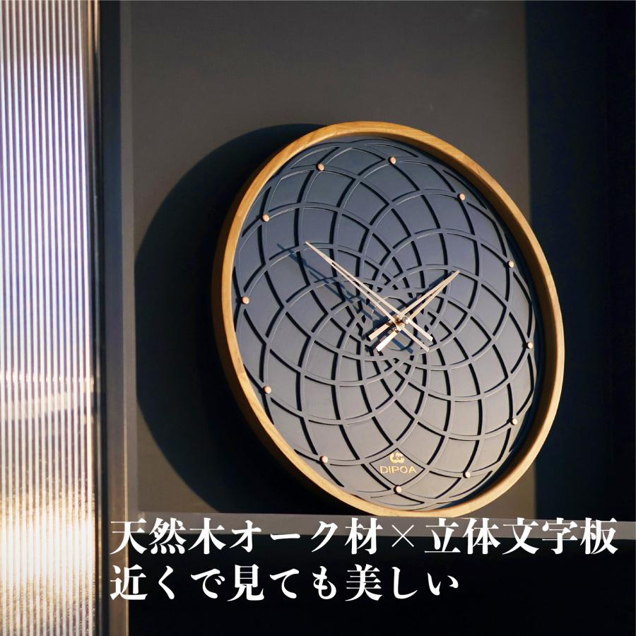 壁掛け時計 おしゃれ 木製 掛け時計 40cm 大きい レトロ 欧州 Wood