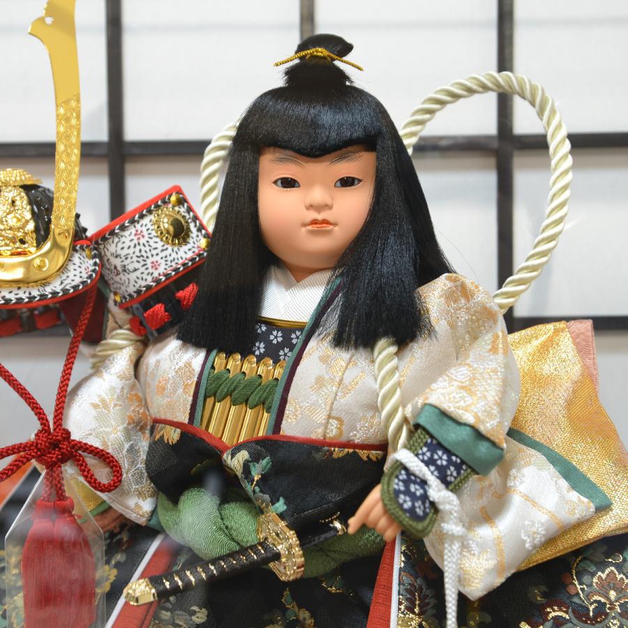 五月人形 お祝いケース飾り 子供大将 7号 金剛 間口43cm 5月人形