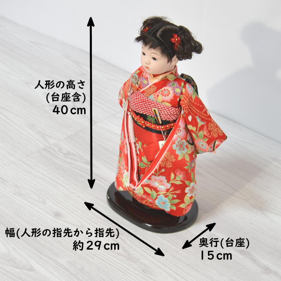 市松人形 工房松寿 小出松寿 10号 京友禅 : 人形の三信 - 通販 - Yahoo