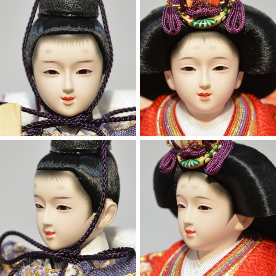 雛人形 コンパクト 親王飾り 収納飾り 平安関光作 京十四番 白鳳