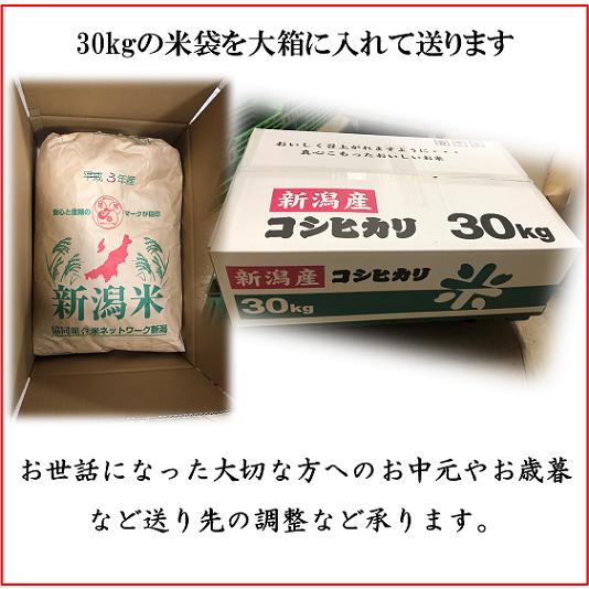 コシヒカリ 令和6年産新米 減農薬 新潟コシヒカリ玄米30kg 新潟 コシヒカリ 令和6年産新米 減農薬 新潟コシヒカリ玄米30kg 新潟