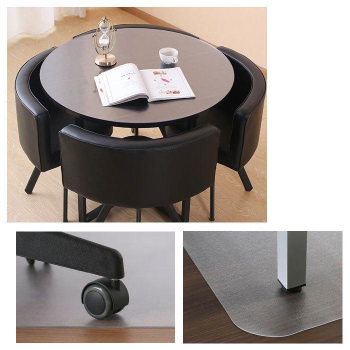 透明 テーブルクロス 円形 直径120cm/125cm デスクマット ビニール