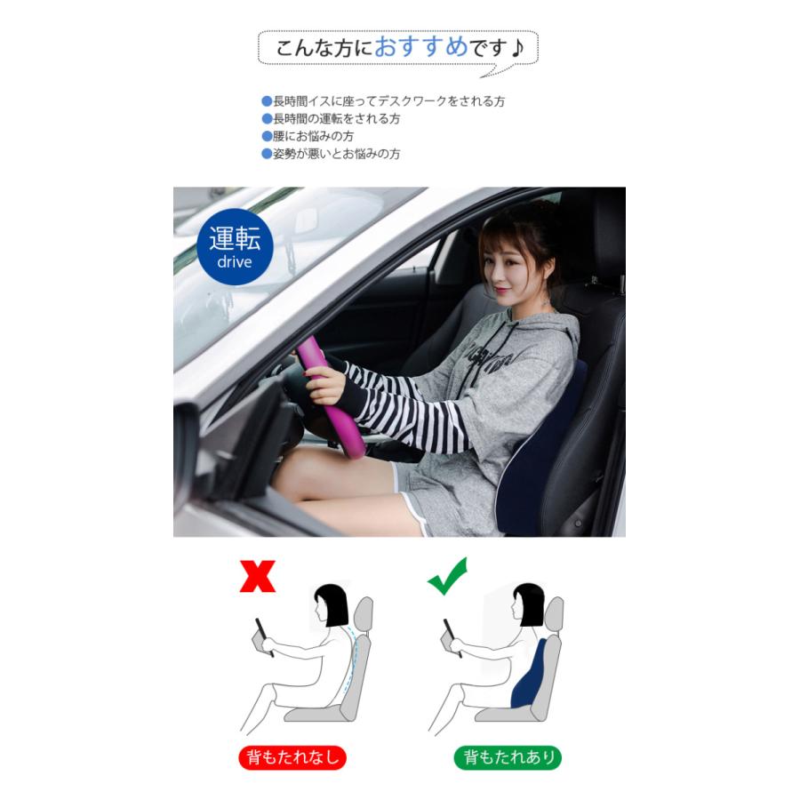 ランバーサポート 背当てクッション 姿勢矯正 背もたれ シートクッション 低反発 腰当てクッション 猫背矯正 カークッション 腰痛対策 疲れない 水洗い 車用 Ledou13no2 Sanwashop 通販 Yahoo ショッピング