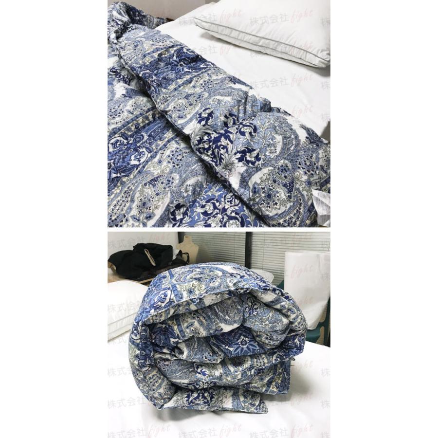 羽毛布団 グースダウン95% あったか ふわふわ シングルサイズ