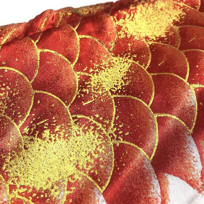 鯉のぼり こいのぼり 金箔鯉 1m 5点セット 真鯉 緋鯉 子鯉 ポール付き