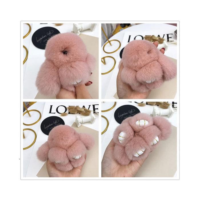 バッグチャーム ファーチャーム ウサギ 動物 ふわふわ もこもこ
